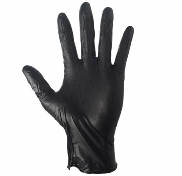 Black Vinyl/Nitrile Blend Gloves