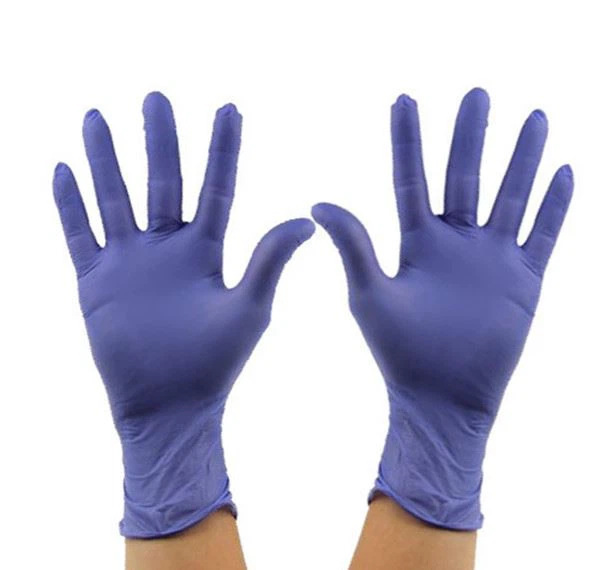Purple Nitrile Disposable Gloves