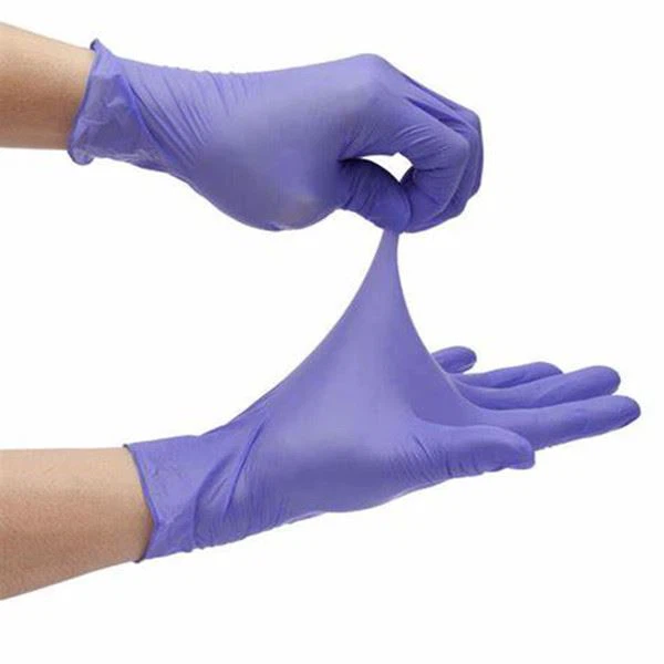 Purple Nitrile Disposable Gloves